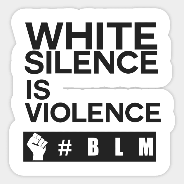 im black and im proud, white silence is violence black lives matter, i can't breathe, george floyd Sticker by AzPro